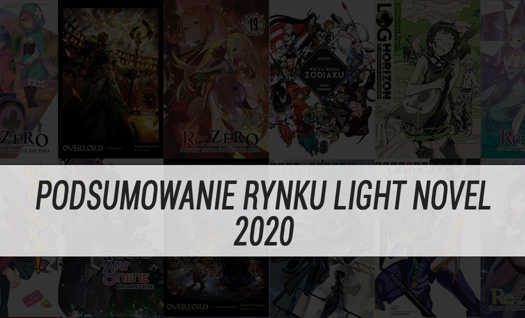 Podsumowanie rynku light novel 2020